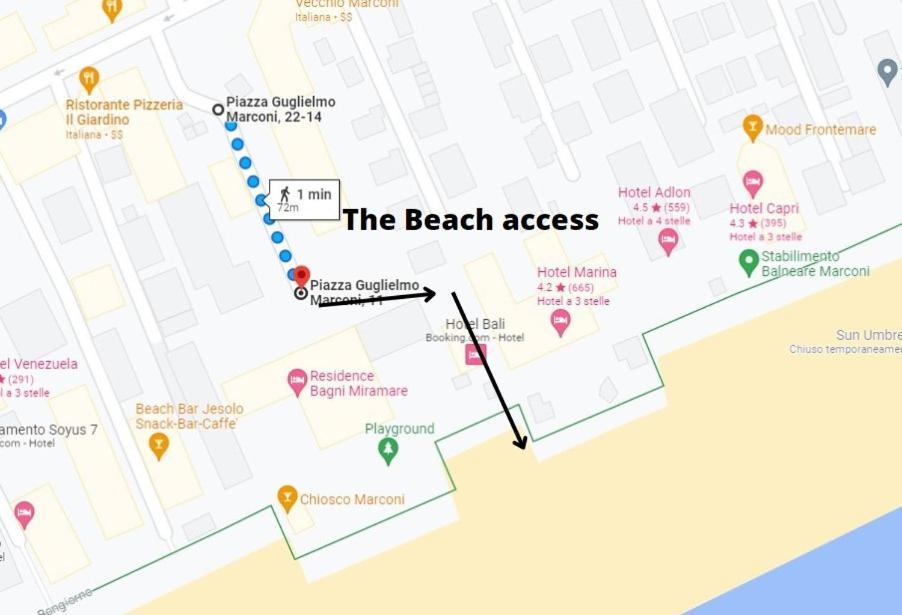 Movida Loft A Piazza Marconi Jesolo Lido - Spiaggia A 1 Minuto!!! Лідо-ді-Єзоло Екстер'єр фото